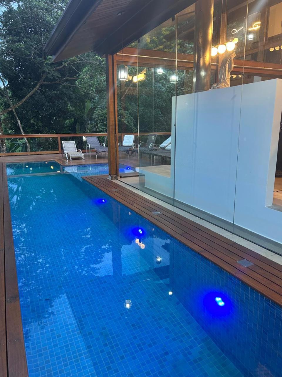 Casa Em Juquehy 8 Suites 20 Pessoas, Salao De Jogos, Piscina Aquecida Sao Sebastiao  Bagian luar foto